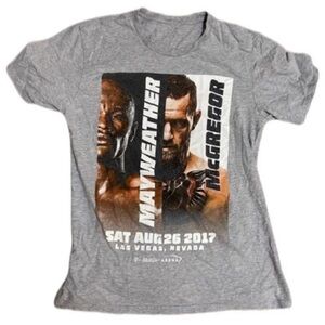 MCGREGOR VS MAYWEATHER THE BIGGEST FIGHT IN COMBAT SPORTS HISTORY GRAPHIC TSHIRT